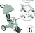 Globber trojkolka Explorer Trike 4in1 Ecologic Pistachio