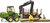 BRUDER 02133 traktor John Deere 1210E s ramenom a 4 kladami