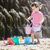 Bigjigs Toys Plážové vedierko svetlo modré