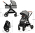 KINDERKRAFT Kočík kombinovaný 3v1 Esme Pro Moonlight Grey