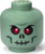 LEGO® úložná hlava (veľkosť L) - zelený kostlivec