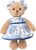 BUKOWSKI Lilly ours en peluche robe bleue 25 cm