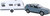 Kids Globe Traffic Volvo EX90 kov s karavanom 30cm