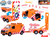 Kids Globe Traffic Volkswagen Transporter 27cm kov spätný chod so svetlom a zvukom