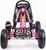 Detská šliapacia motokára Go-kart Baby Mix Razor ružová
