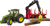 Tractor Bruder John Deere 7R 350 cu remorcă și grinzi