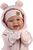 Llorens 84480 NEW BORN - realistická bábika bábätko so zvukmi a mäkkým látkovým telom - 44
