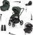 Kolica Move Cross 5X + autosjedalica XM Plus i-Size paket, Oak Green