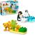 LEGO® DUPLO® 10442 Rodinky divokých zvierat: Tučniaky a levy