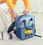A Little Lovely Company - kleiner quadratischer Rucksack - Kipper