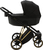 ADAMEX Kombikinderwagen Belissa Special Edition Schwarz/Gold