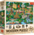 Trefl Drevené puzzle 1000 - Francúzsko - Slávne miesta