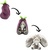 FLIPETZ 2v1 Plüschelefant / Aubergine - Velvet