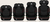 Lionelo Autosedačka Lars i-Size (100-150 cm) Sporty Black Red