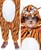 Tiger detský kostým veľkosť (98-104cm)