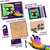 OKTO Černá kočka s rybkou výtvarná sada Malování hmotou podle čísel 29x29 cm