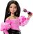 Mattel Barbie DELUXE STYLE Modell rózsaszín vinil szoknyával és fekete felsővel