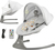 KINDERKRAFT Lehátko pohupujúce s melódiou 2v1 Lumi, do 9 kg, Premium Light Grey