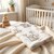 Flanellwindel mit Druck New Baby ZOO beige