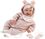 Llorens 84480 NEW BORN - realistická bábika bábätko so zvukmi a mäkkým látkovým telom - 44