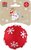 Dog Fantasy Winter Tale Quietschball, rot ? 7cm
