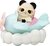Sylvanian Families Lietadlo, vláčik a baby figúrky v zábavnom parku