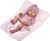 Llorens 84346 NEW BORN NIÑA - muñeca bebé realista con cuerpo de vinilo completo