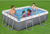 Piscina de jardín Bestway 56429 Power Steel 2.82m x 1.96m x ,84m Rectangular con filtro de cartucho.