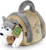 Plyšový pes husky 13 cm s prepravkou ECO-FRIENDLY