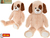 Plush Friends pes plyšový svetlo hnedý 80cm