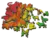 Trefl Drevené puzzle 501 - Dúhové motýle