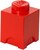 LEGO® úložný box 1 - červená 125 x 125 x 180 mm