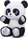 Panda plyšová 24cm sediaca