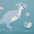 Gyerek kihúzható kanapé New Baby Dinosaur