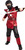 SUPER RED NINJA dětský kostým velikost (122-128 cm)