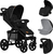 Lionelo Kočík športový Annet Plus Black Carbon