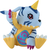 Bandai Digimon Adventure Figura - Sofvimates Gabumon, 11 cm
