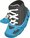 Cubiertas protectoras para zapatos para niños Shoe-Care BIG - azules