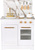 New Classic Toys Holzküche - weiß mit Marmordesign