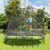 Springfree Trampoline® Large Square (S113) Trampolína s ochrannou sieťou, 340 × 340 cm