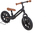 QPLAY Odrážadlo Racer air (Titanium) Black/ Brown, vek 3 - 6 rokov, do 30 kg