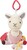 Hračka na C krúžku aktívna Bandana Buddies Lama 0m+