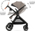 KINDERKRAFT Kočík kombinovaný 3v1 Esme Pro Sand Beige