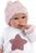 Llorens 63648 NEW BORN - realistická bábika bábätko so zvukmi a mäkkým látkovým telom - 36