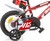 Dino Bikes - Detský bicykel 12" 412US -06 červený