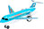 RC Flugzeug mit Lichtern 26 cm