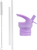 A Little Lovely Company - bouchon, brosse et paille pour bouteille en acier inoxydable - princesses