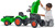 Falk Šliapací traktor 2048AB X-Tractor s vlečkou a otváracou kapotou - zelený