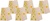 Bigjigs Rail Mostné piliere 6 ks