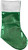 Șosetă de Crăciun verde 43 cm